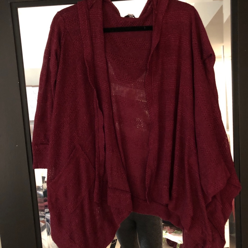Layered cardigan